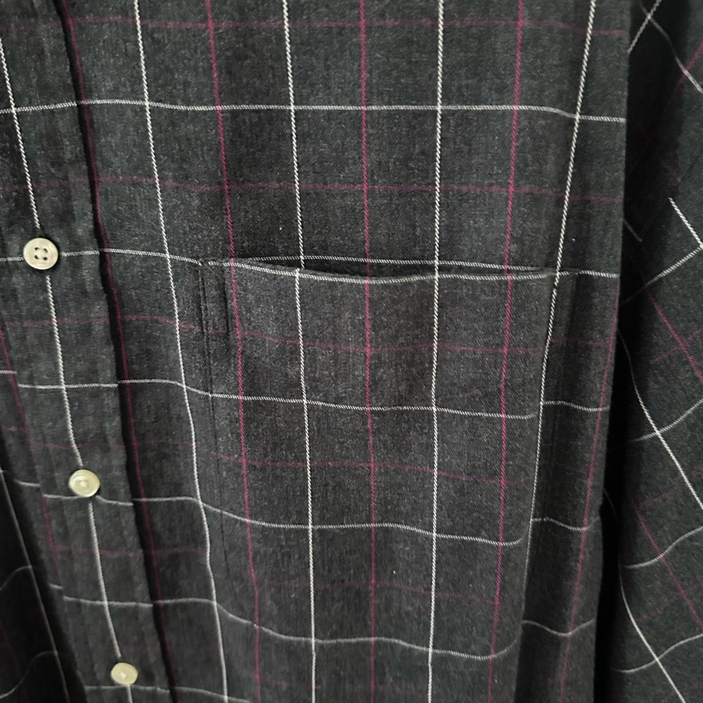 Tommy Hilfiger Brown Casual Button Down Shirt - Picture 3 of 4